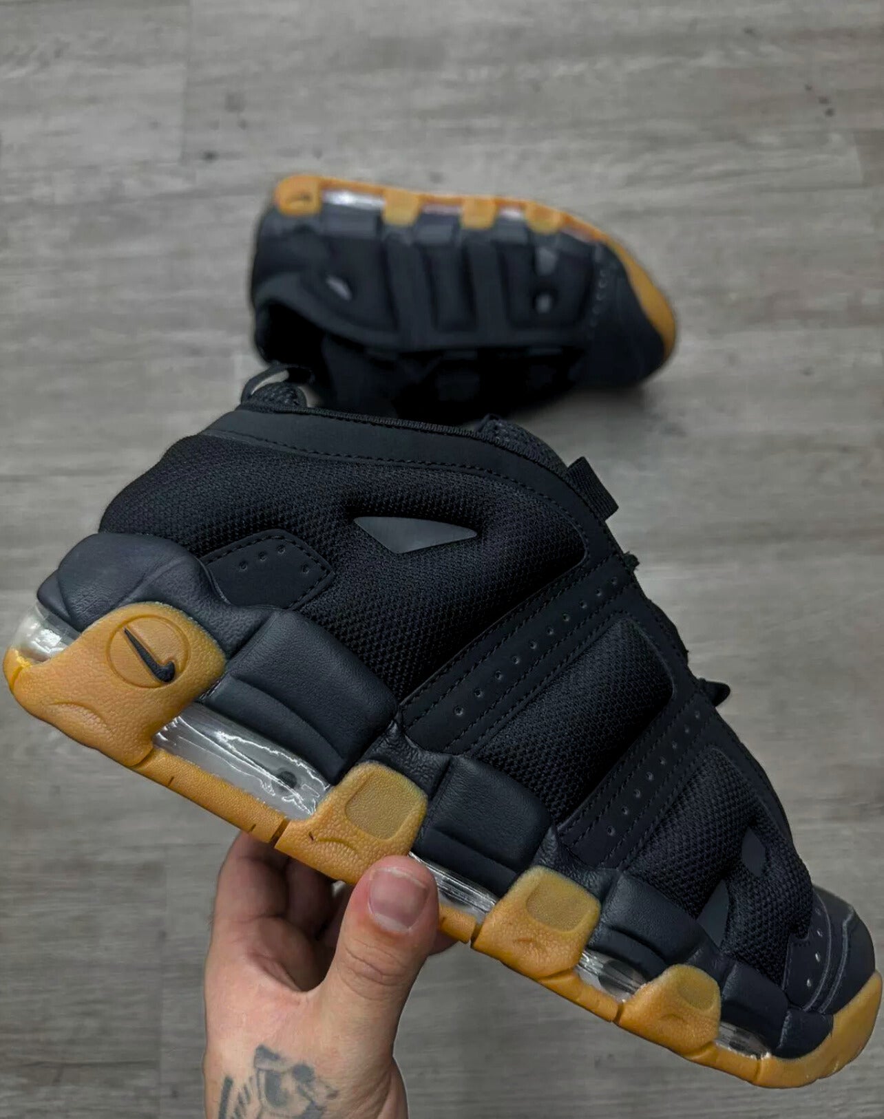 Nike Air More Uptempo Low - Preto