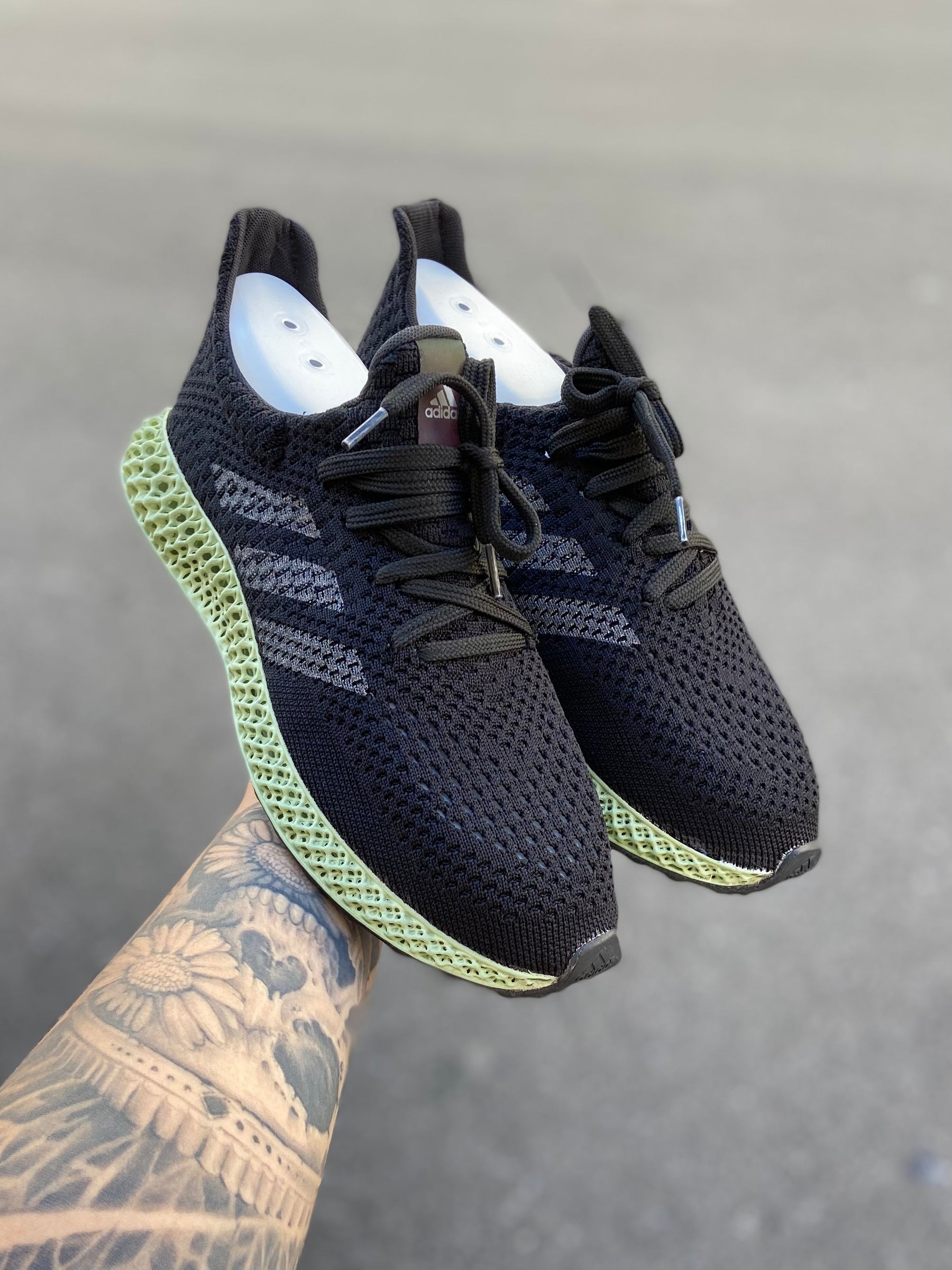 Adidas 4D Fituricraft Preto e verde - Importado