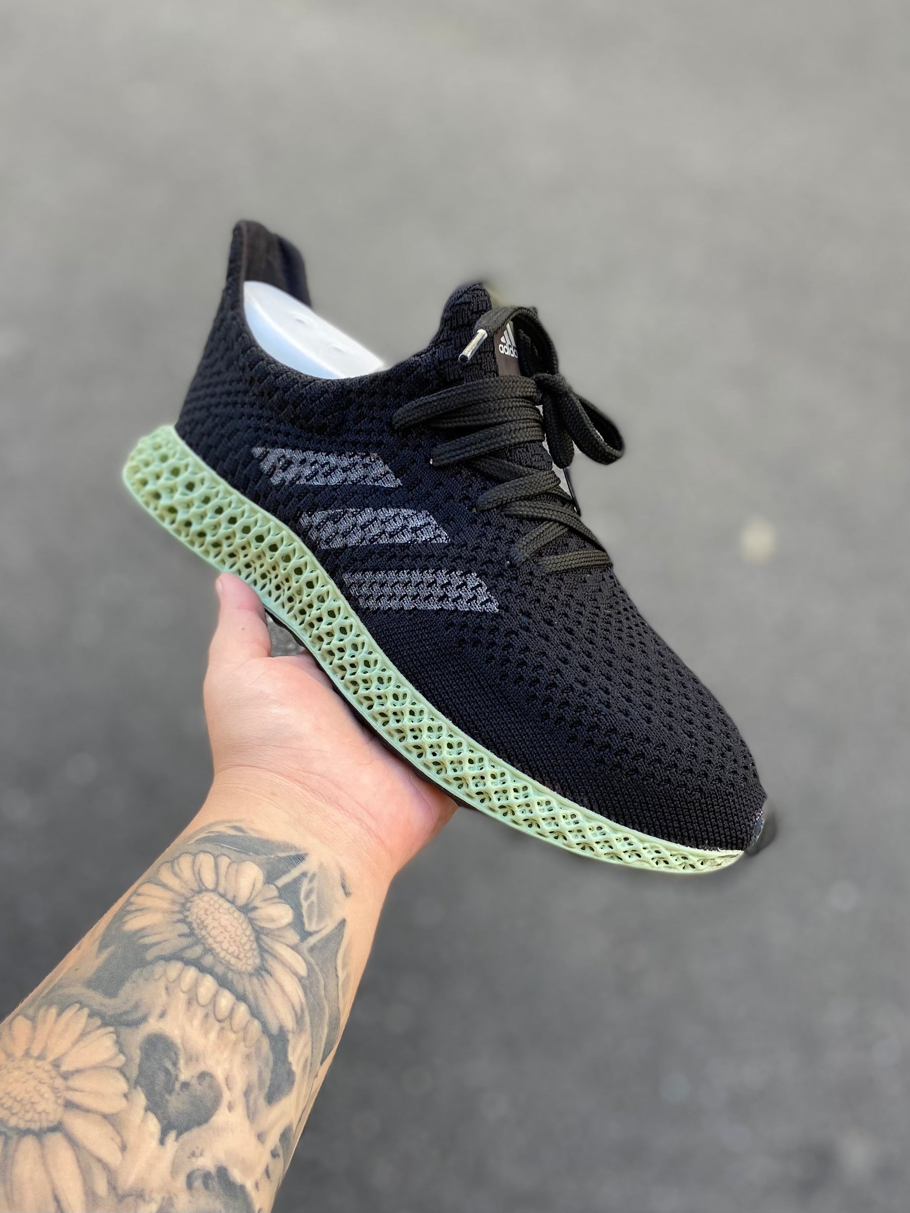Adidas 4D Fituricraft Preto e verde - Importado