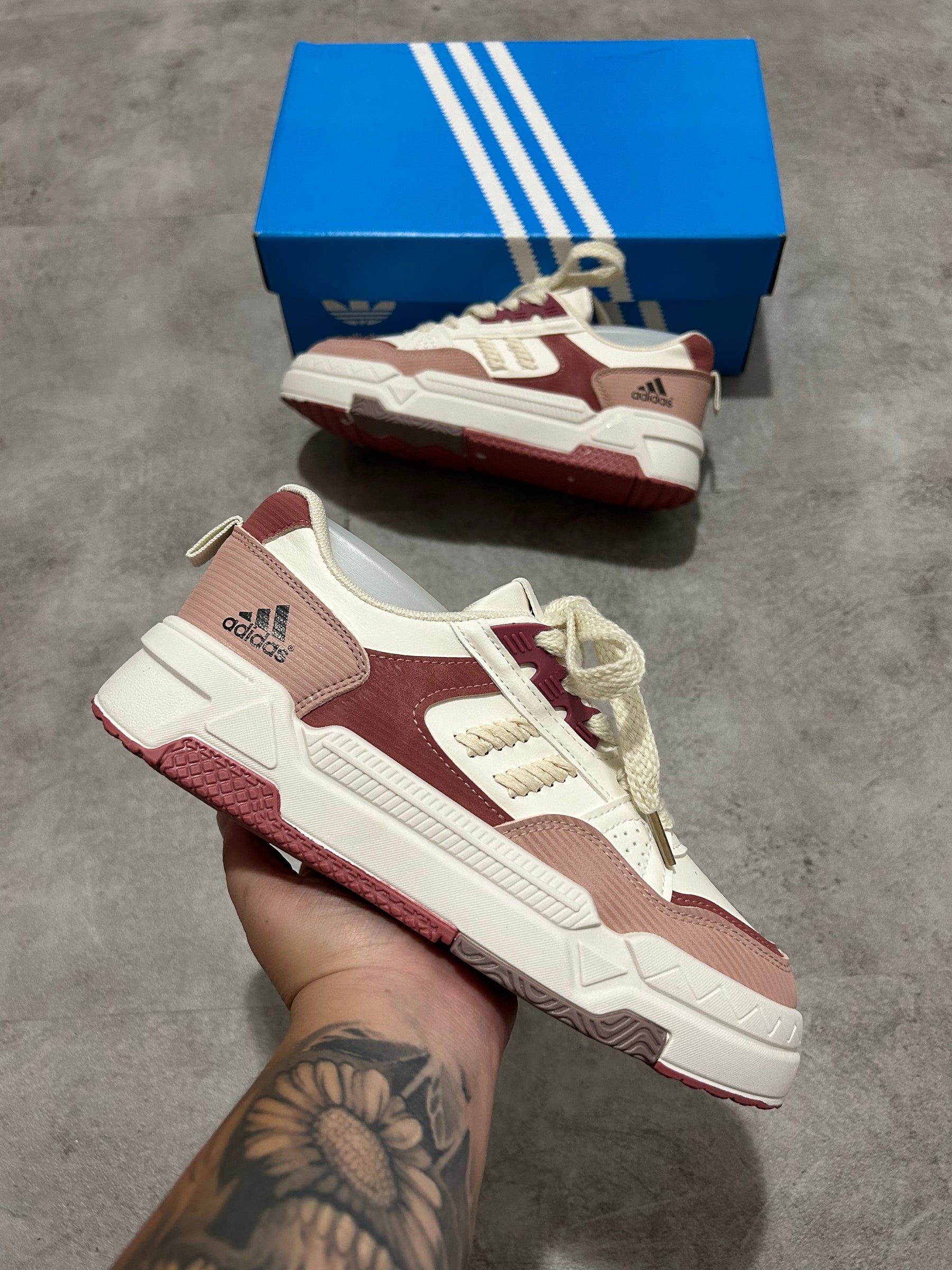 Adidas Trenza - Branco/Rosa
