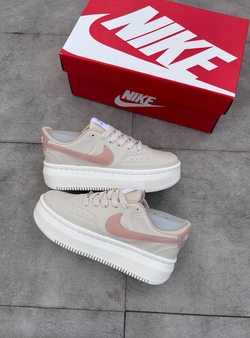 Nike Court Vision - Bege/Rosa