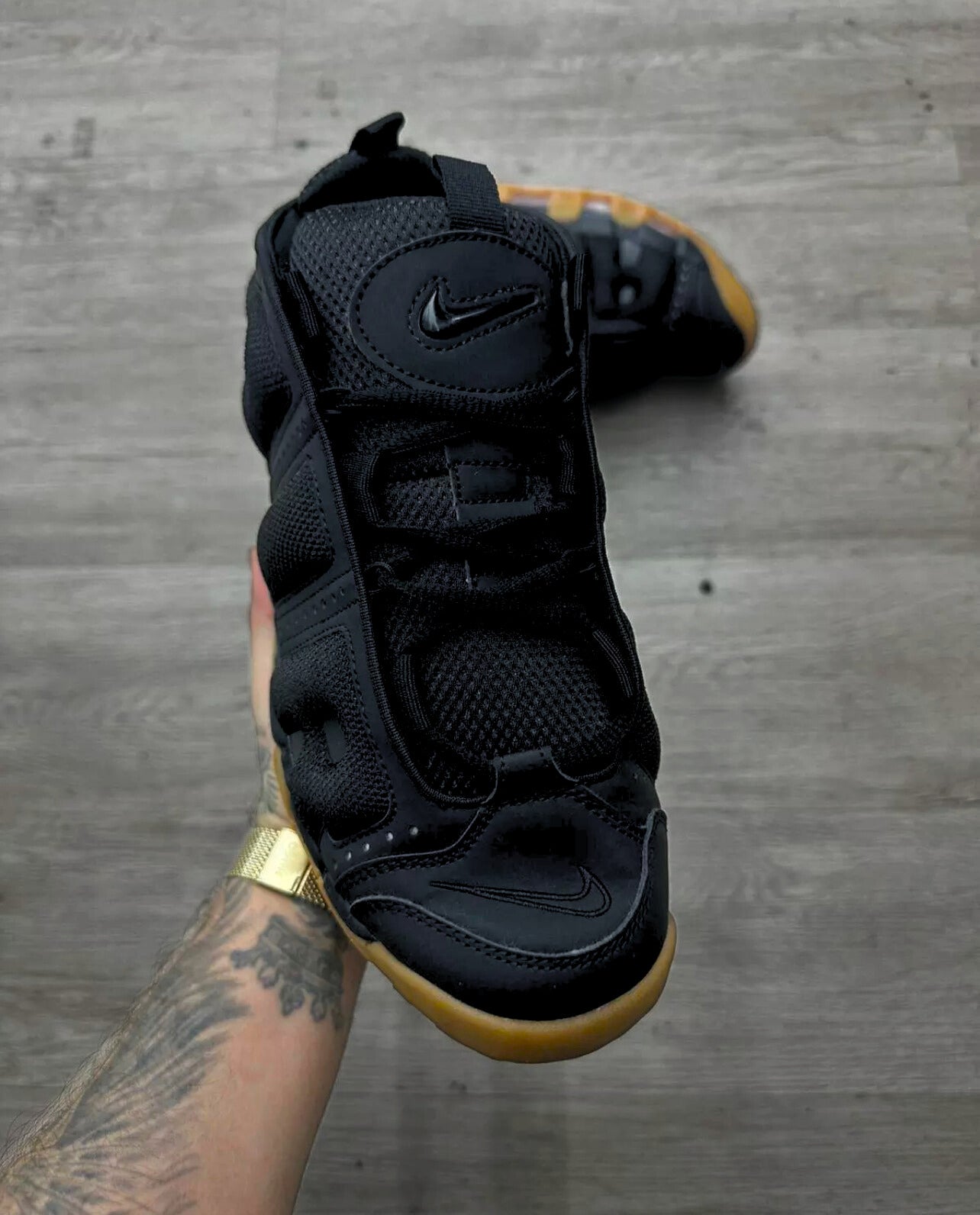 Nike Air More Uptempo Low - Preto