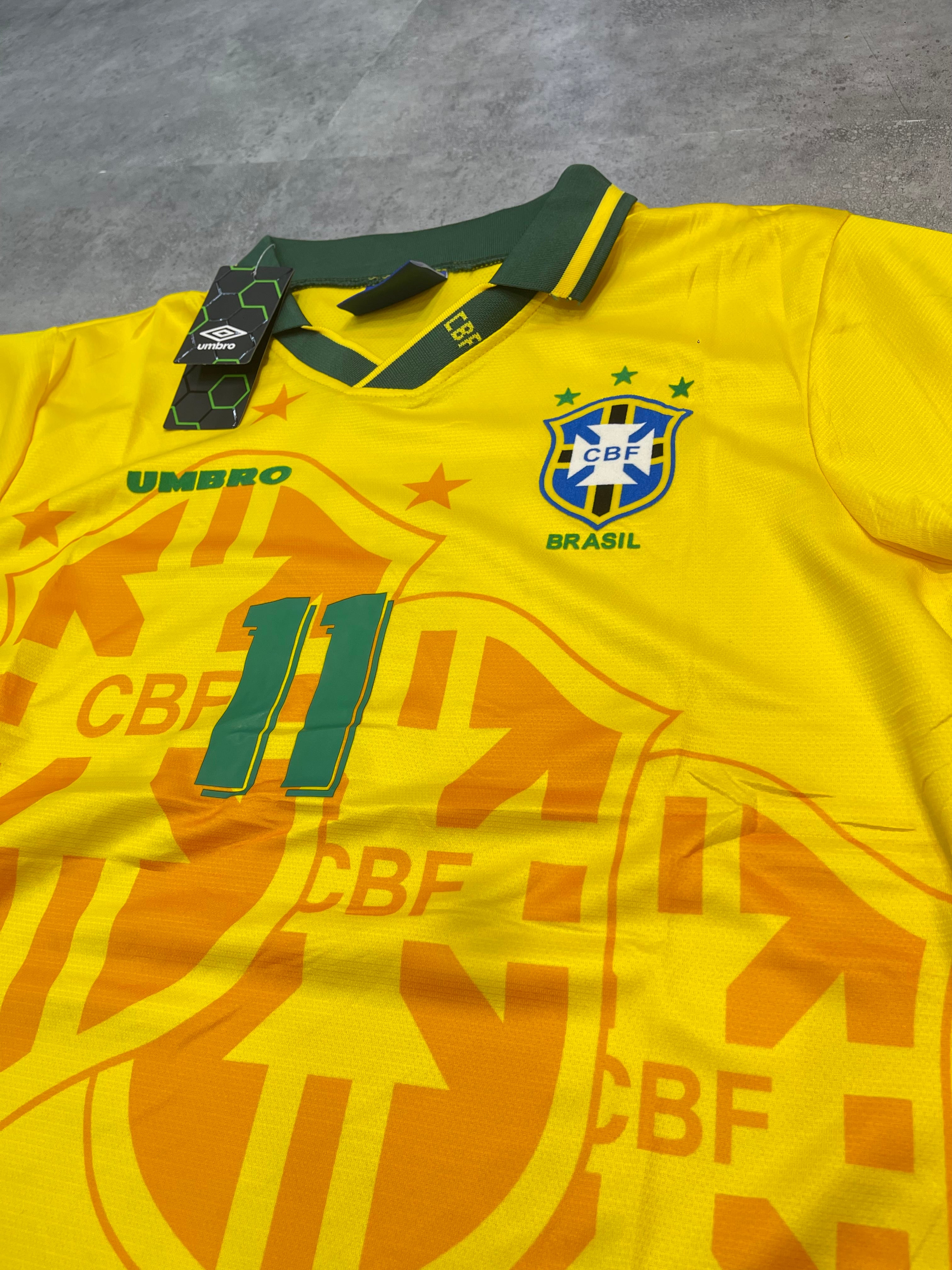 Camisa Seleção Brasileira 1994 Home - Romário #11 (Relíquia do Baixinho)