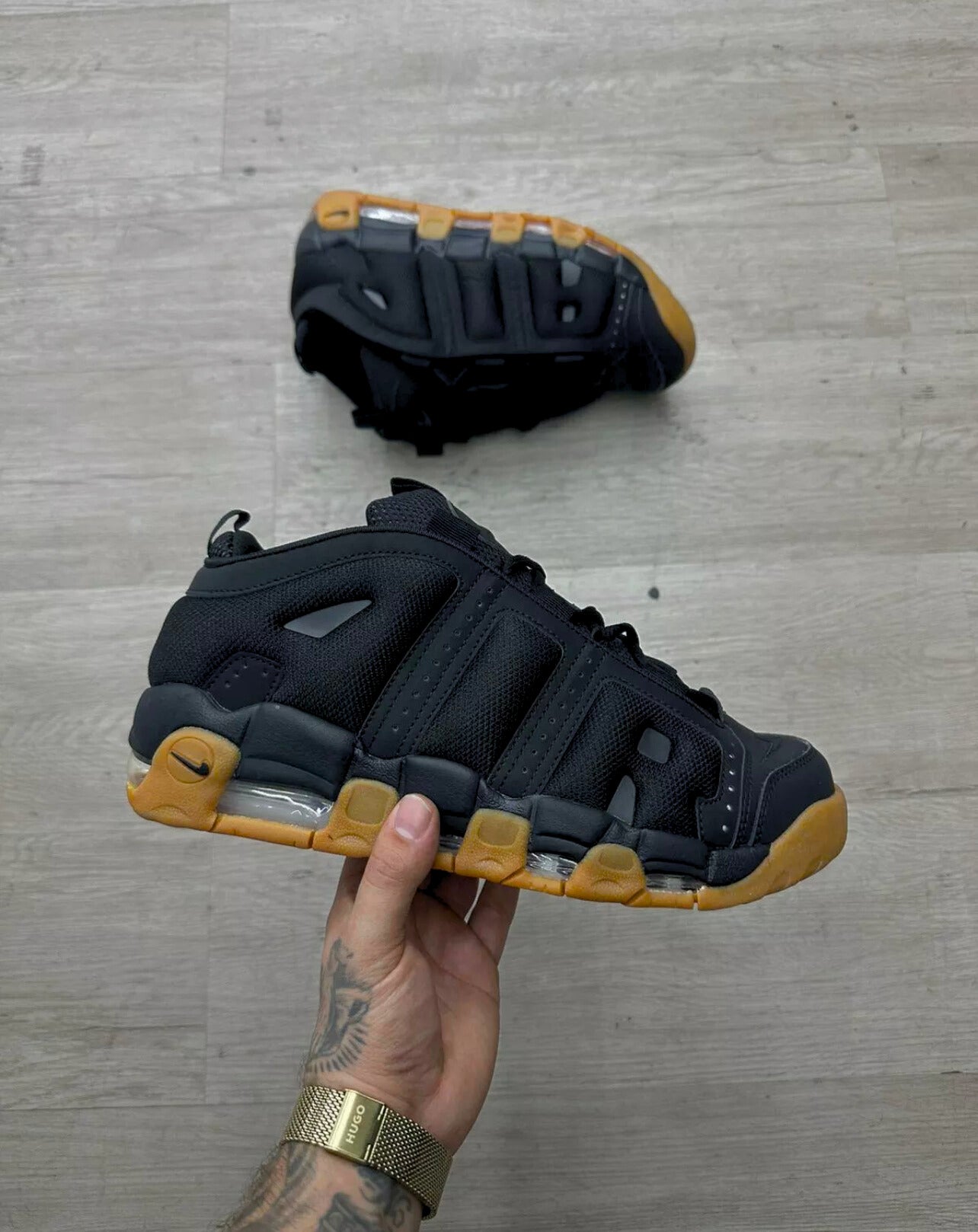 Nike Air More Uptempo Low - Preto