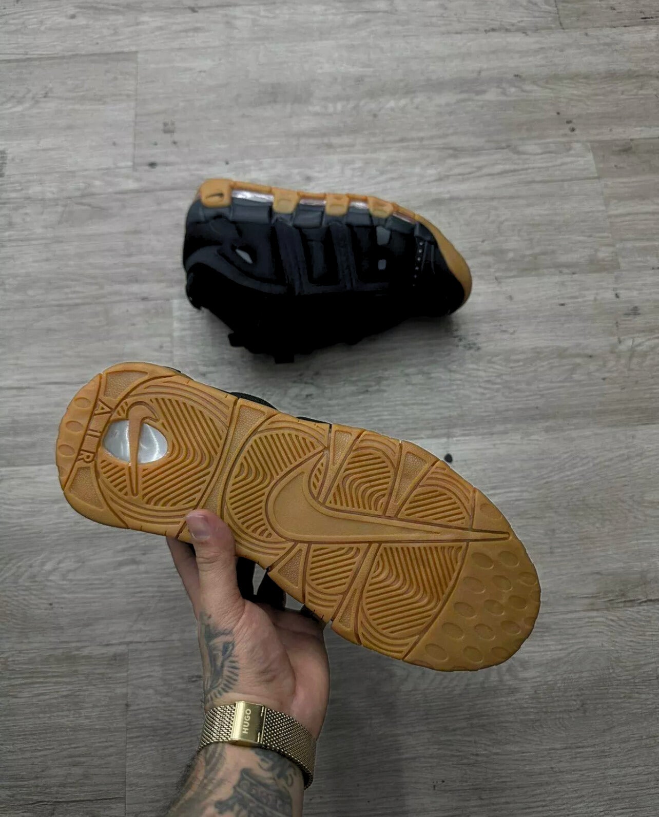 Nike Air More Uptempo Low - Preto