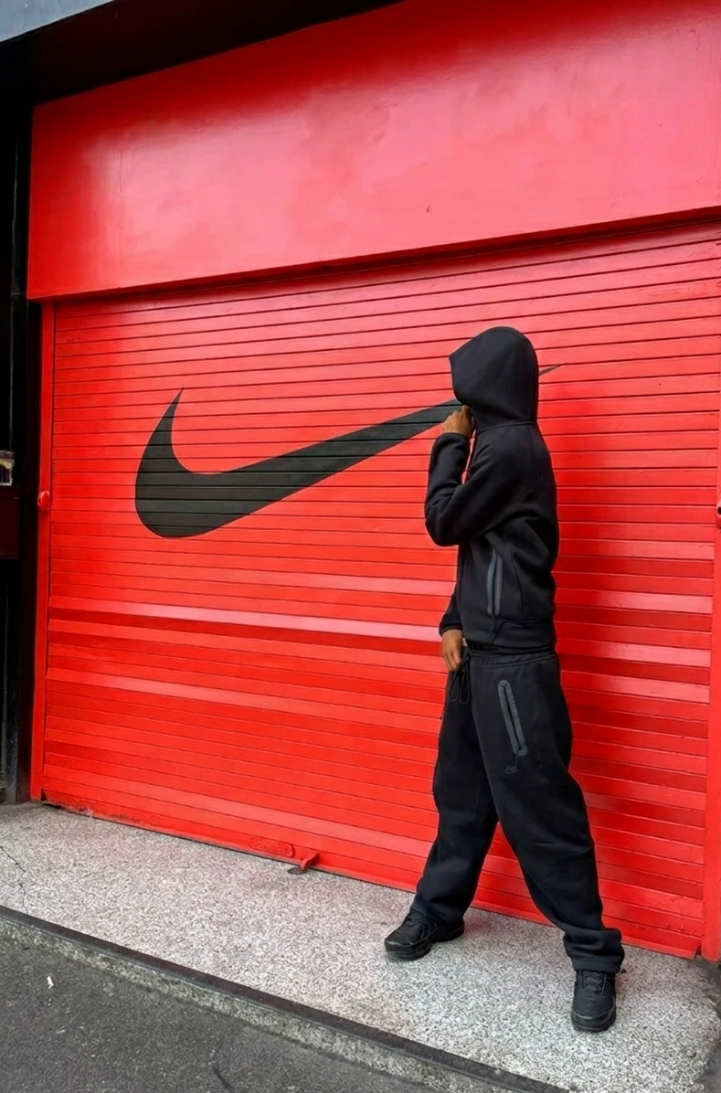 Conjunto Nike sportwear preto