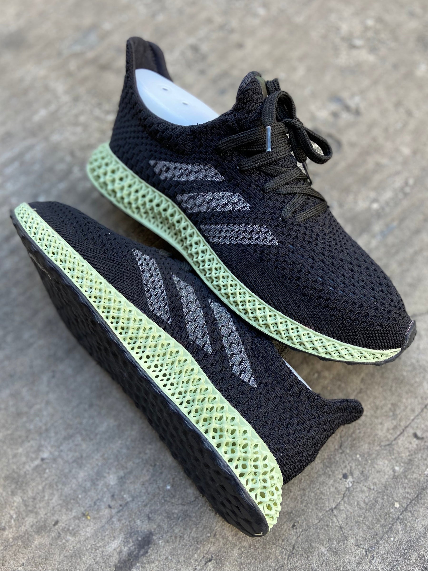 Adidas 4D Fituricraft Preto e verde - Importado