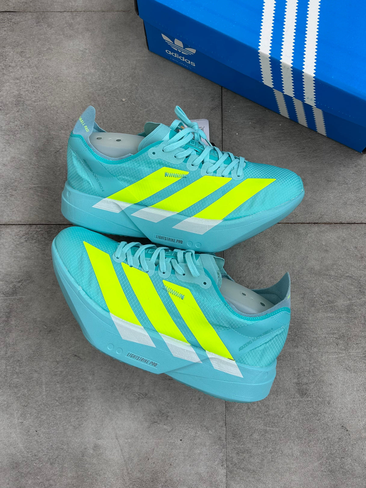 Adidas Adizero Adios Pro 4 Azul Turquesa- Importado