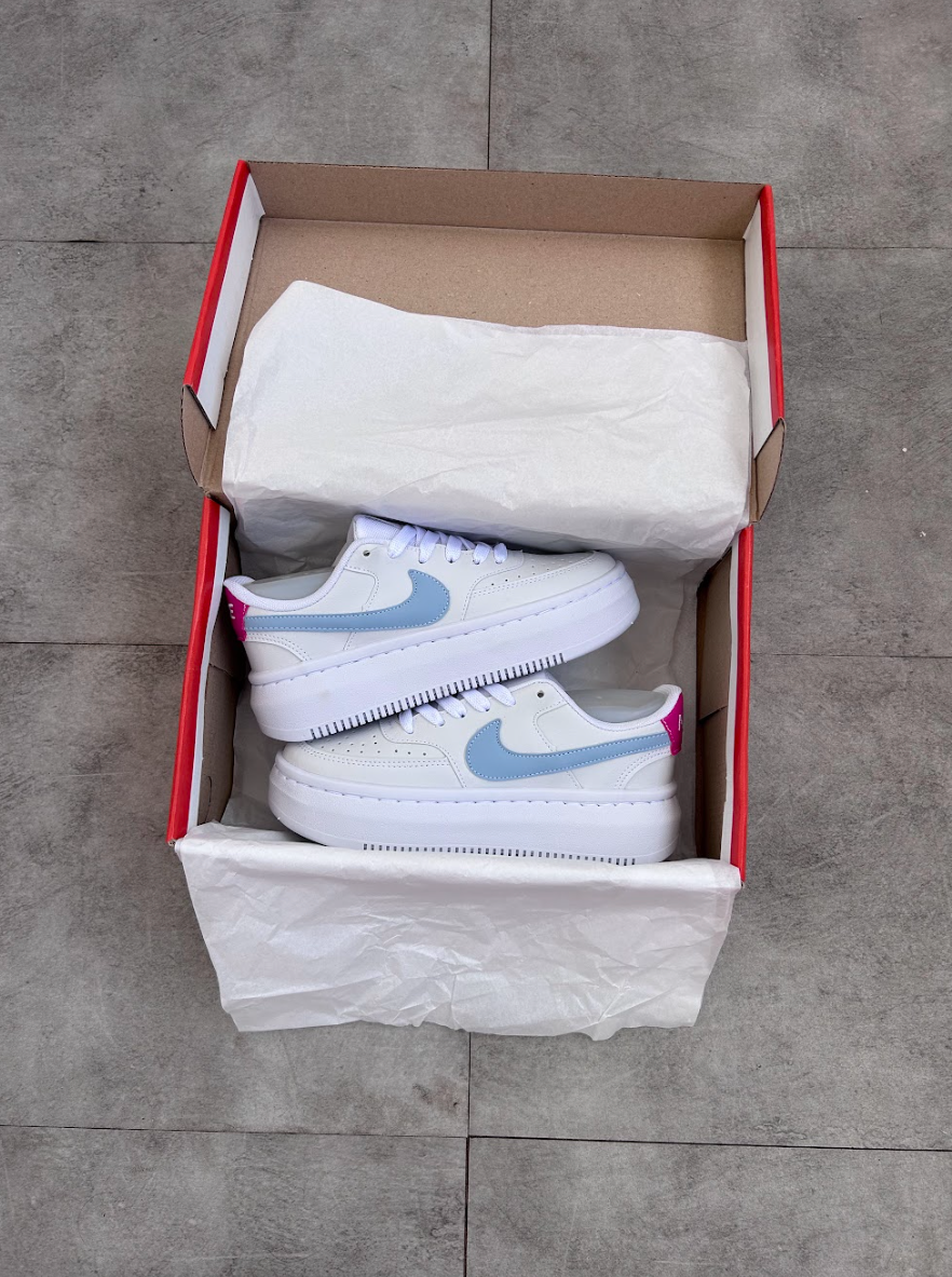 Nike Court Vision - Branco/Cinza