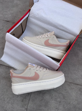 Nike Court Vision - Bege/Rosa