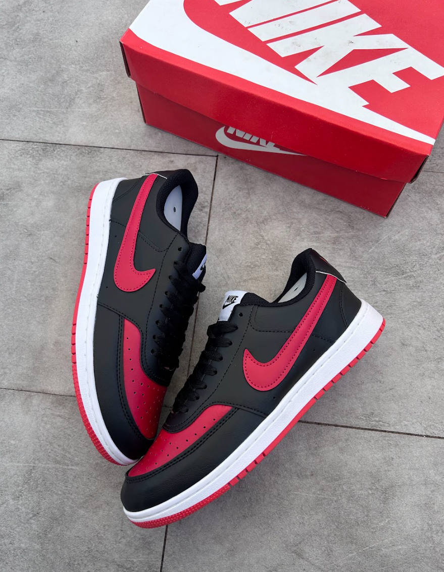 Nike Court Vision - Preto/Vermelho