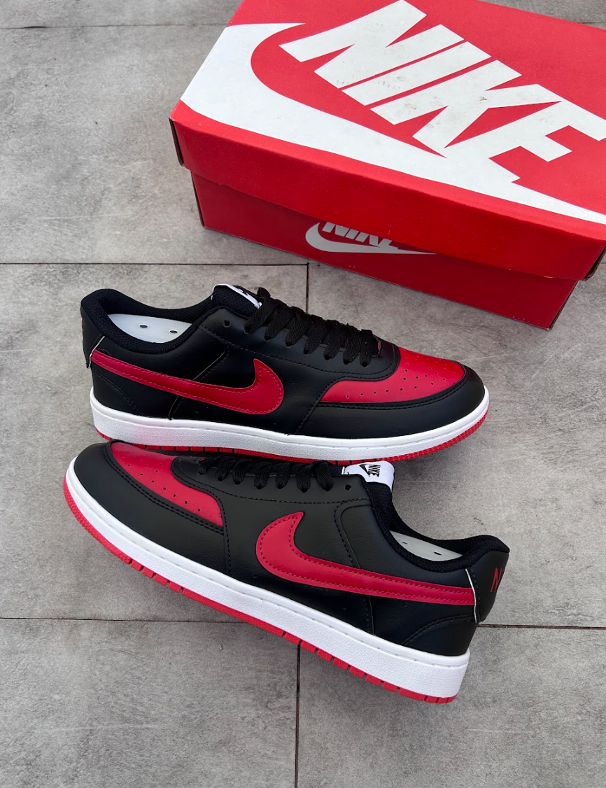 Nike Court Vision - Preto/Vermelho