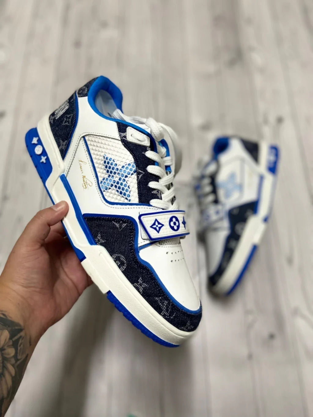 Louis Vuitton Skate - Azul e Branco