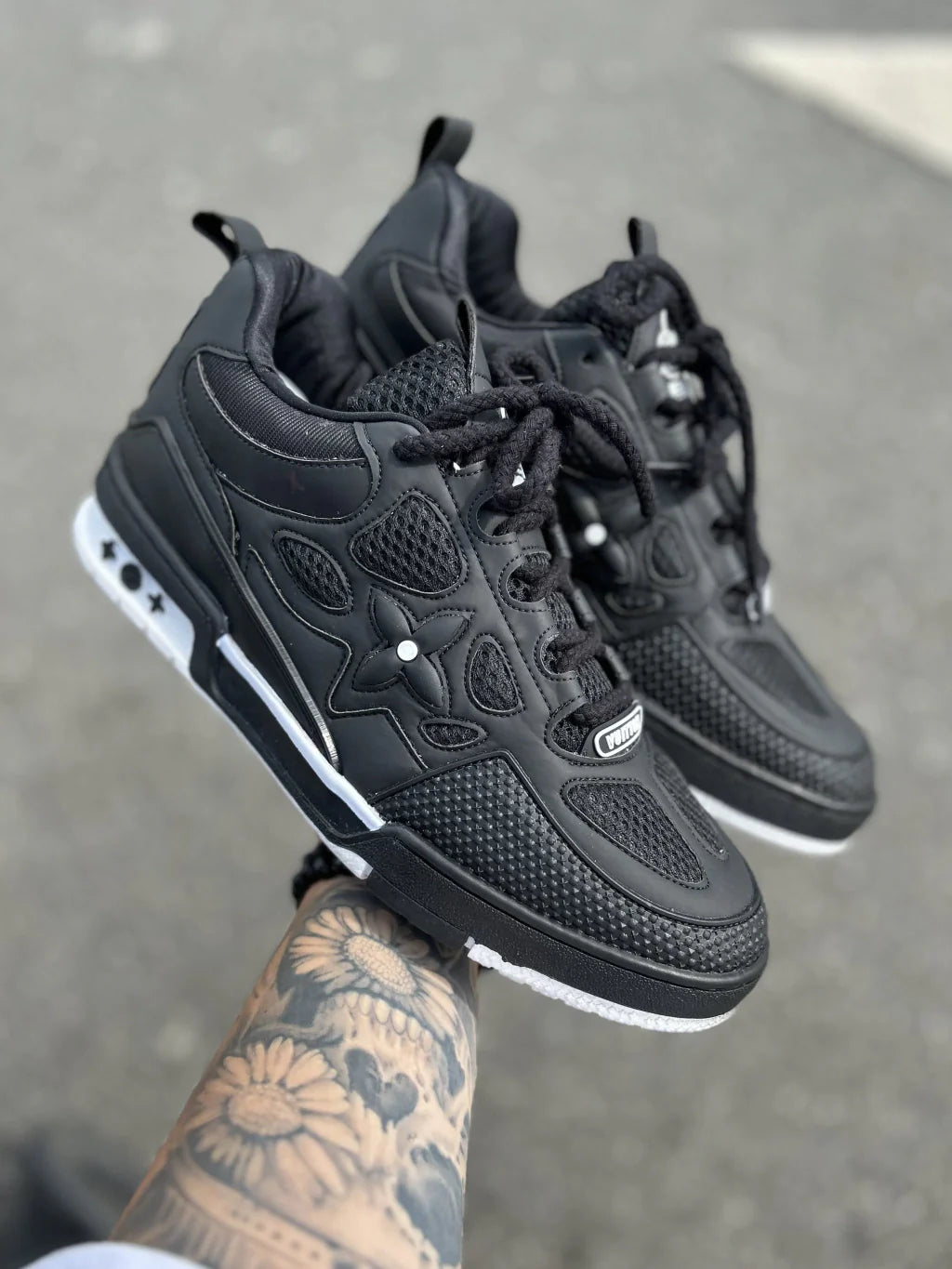 Louis Vuitton Skate - Black and White
