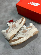 New Balance 550 - Couro Bege e Marrom